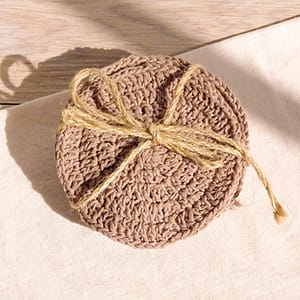 Posavasos Redondo Beige